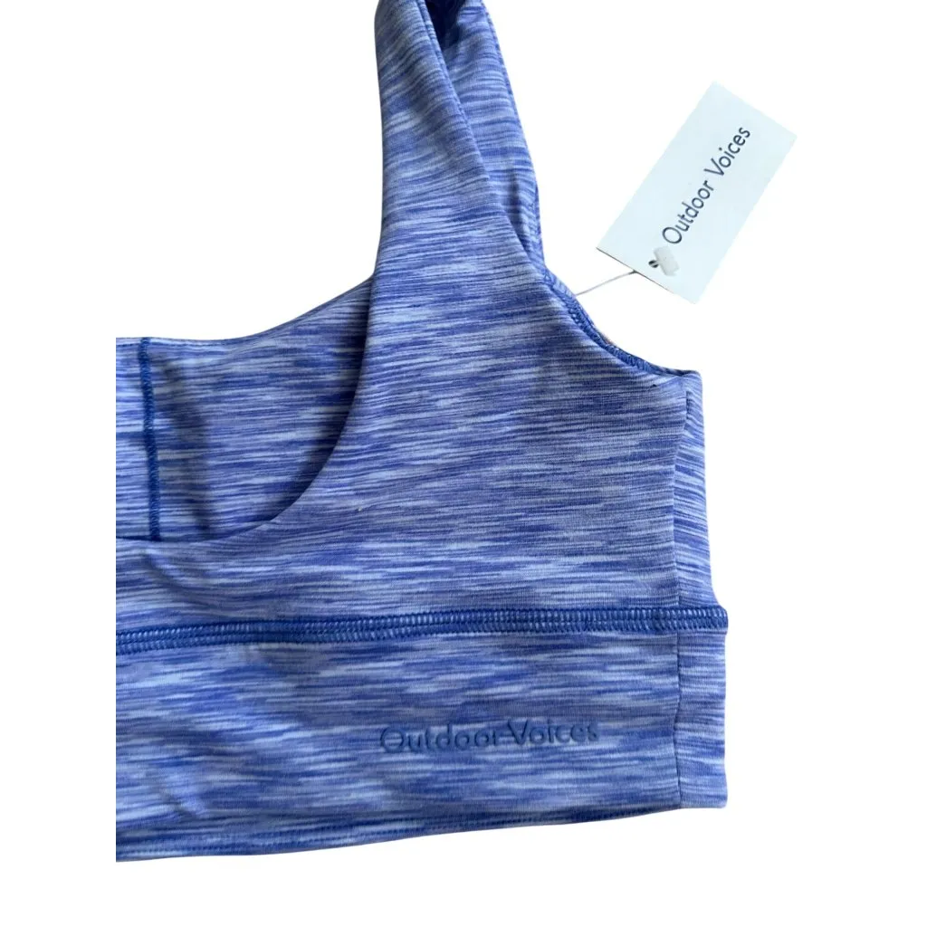 OUTDOOR VOICES Delphinium Haze Blue FreeForm Scoop Bra Size XS NEW NWT - Image 4