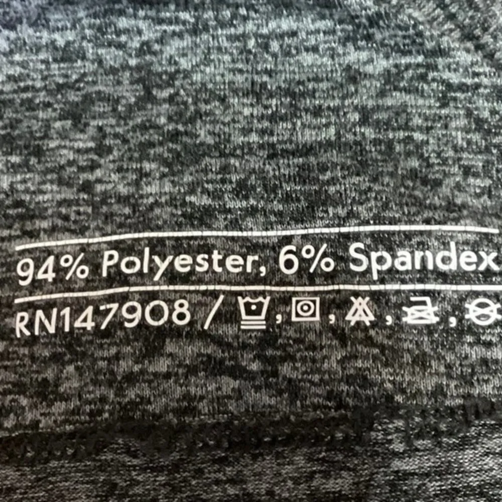 Outdoor Voices Gray Scoop Neck Pullover Athletic Sports Bra Crop Tank Top XS - Image 4