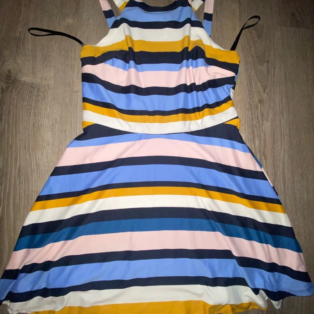 IZ Byer Halter Above The Knee Striped dress size XL (junior) - Image 2