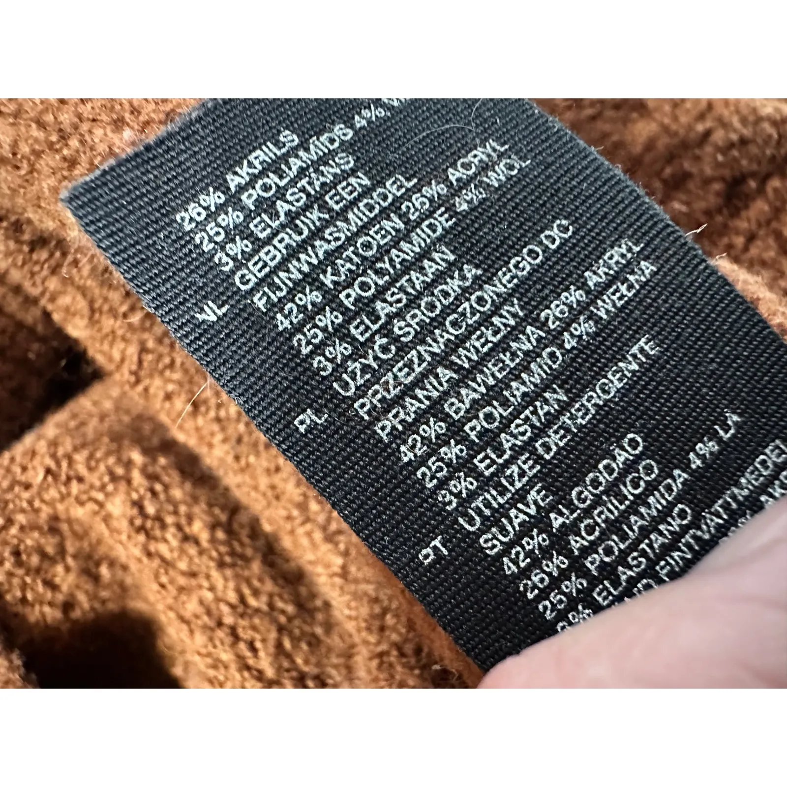 Paris Atelier & Other Stories Textured Cropped Sweater Brown Wool Blend Size XS - Image 6