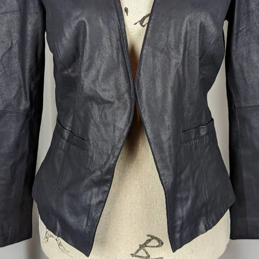 Joie Leather Jacket Black Size Small - Image 13