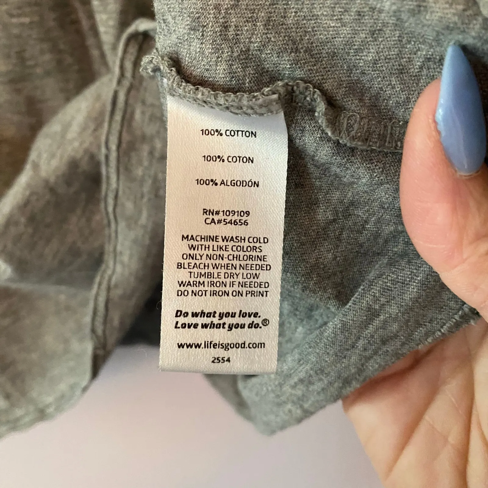 Life Is Good Gray Palm Tree Lightweight Hoodie Shirt Women's size Medium - Image 9