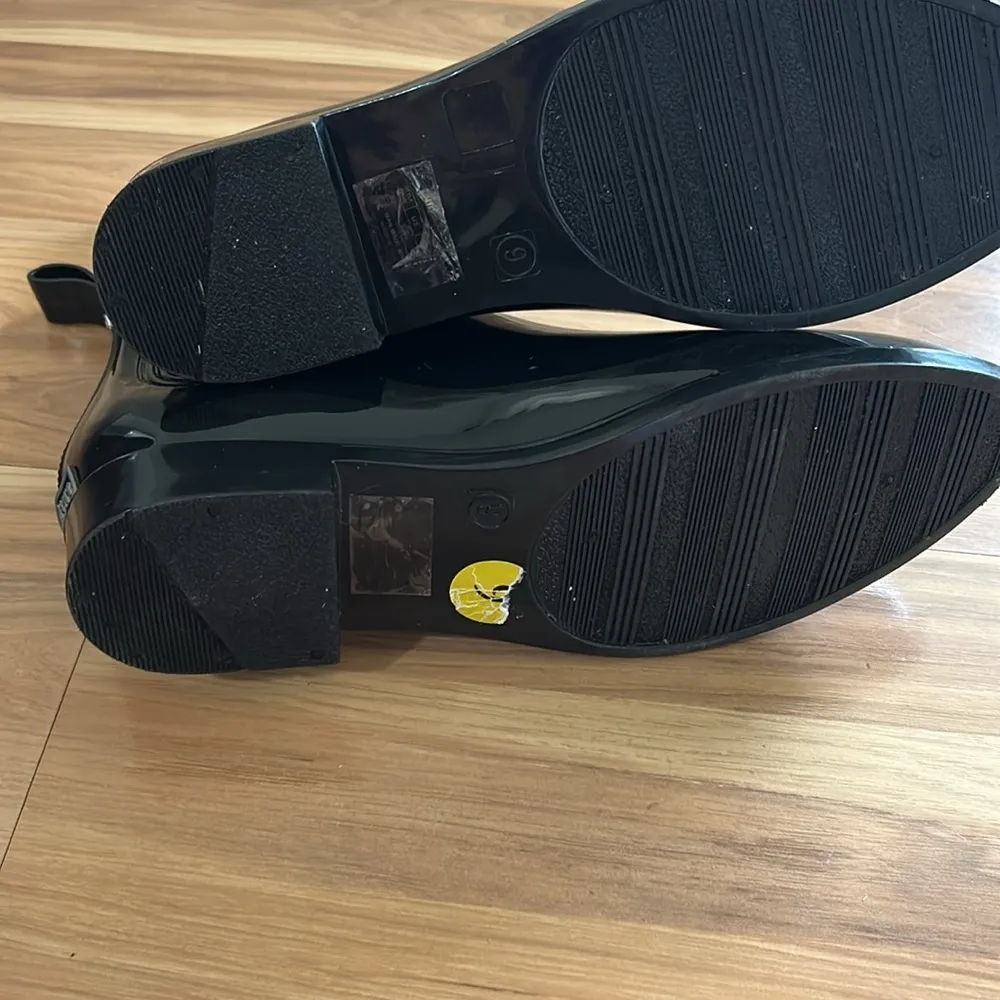 Juicy Couture Black Rain Boots - Image 5