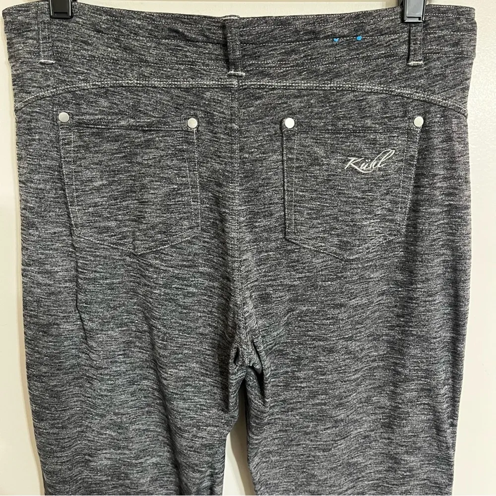 Women’s Kuhl Pants Pull On Gray Space Dye Comfort Activewear Hiking Size 14 Reg - Image 11