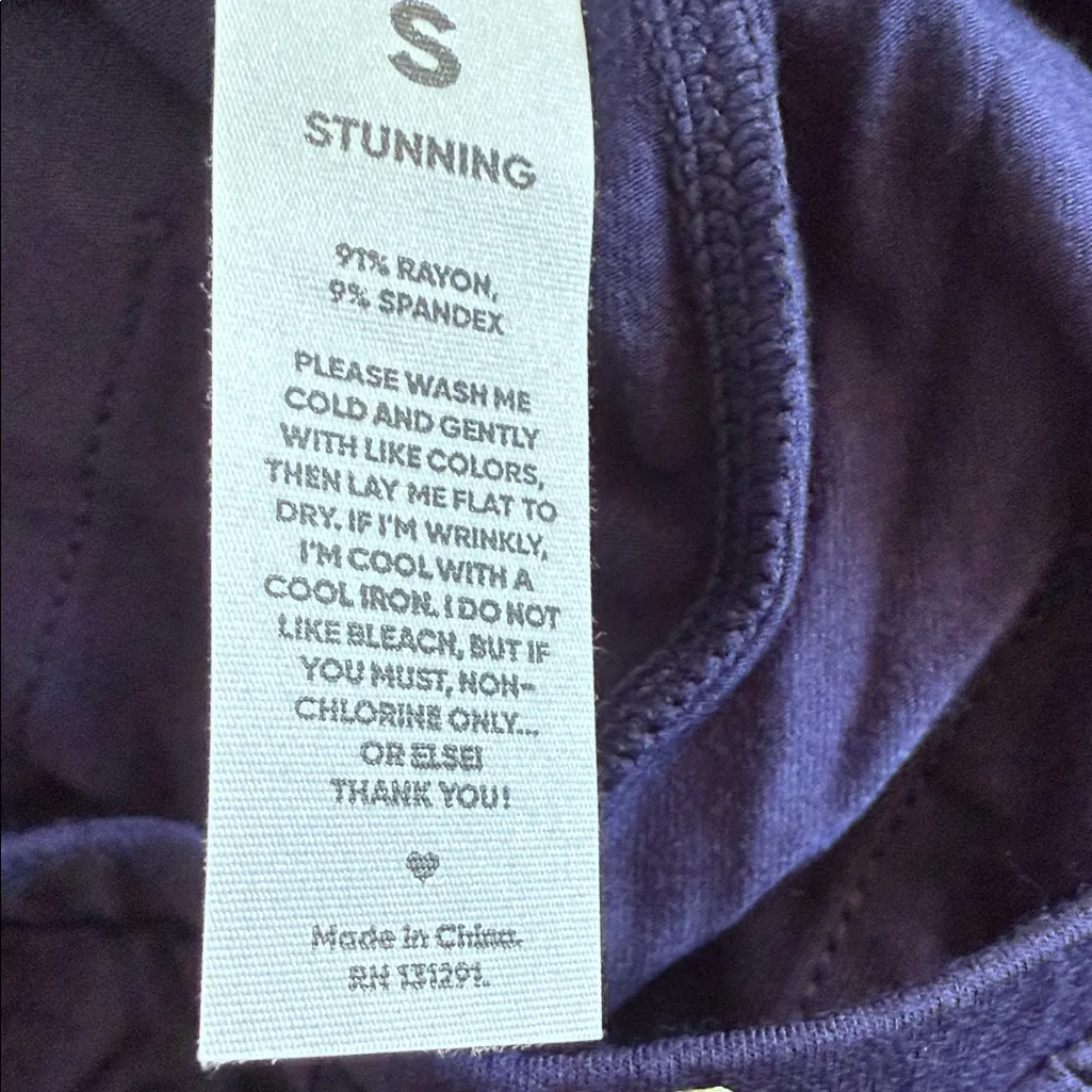 PopFlex Deep Sleep Bell Bottoms Navy Small NWT Blue - Image 10