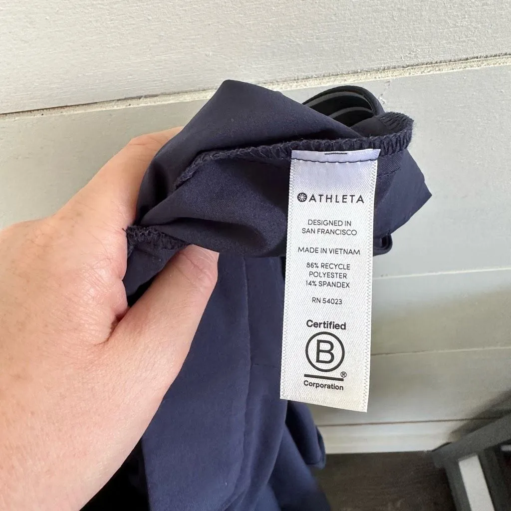 Athleta Women’s 14 Navy Blue Tribeca Crop Pant - Image 5