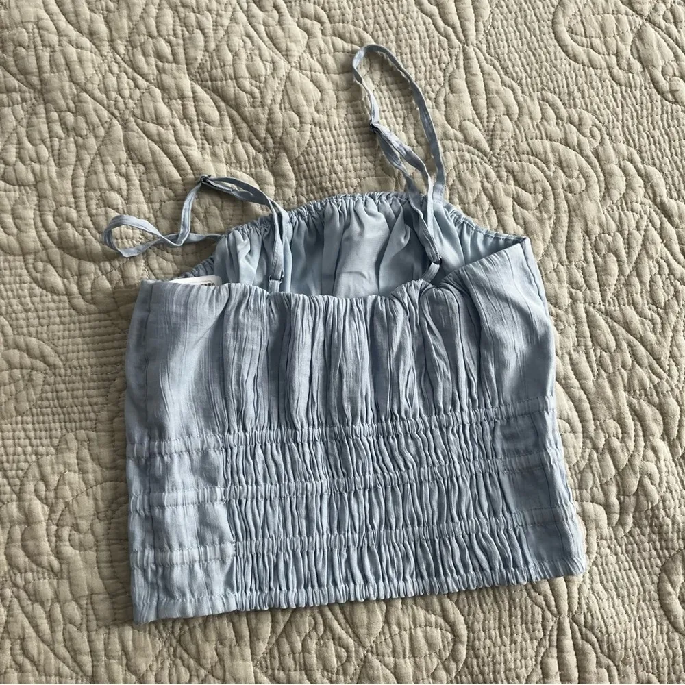 Abercrombie and FItch light blue bubble tank size XS - Image 3