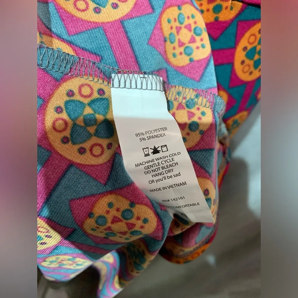 Lularoe Maxi Skirt Colorful Geometric Pattern - Image 6