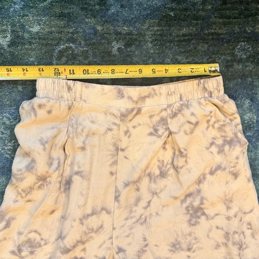 Paper Crane Tie-Dye Wide Leg Festival Lounge Pants – Cottagecore Boho Size L - Image 8