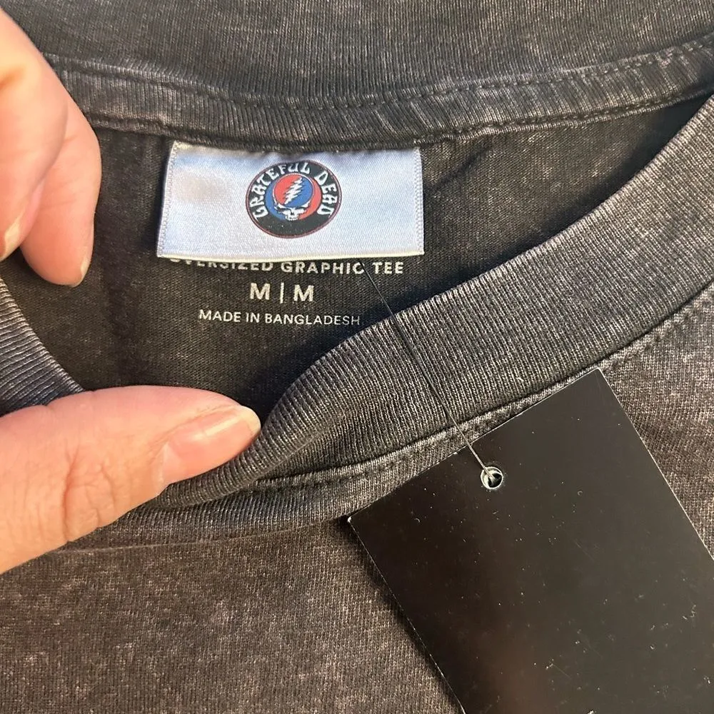 NWT Grateful Dead tee Gray Size M - Image 4
