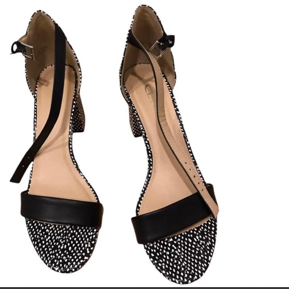 CHINESE LAUNDRY Faux Black & White Snake Skin- Brand New Condition - Size: 10M - Image 2