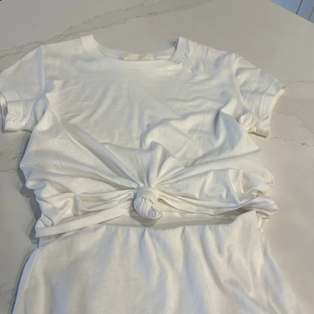 Urban Outfitters Silence + Noise Knotted T-Shirt Dress - Image 5