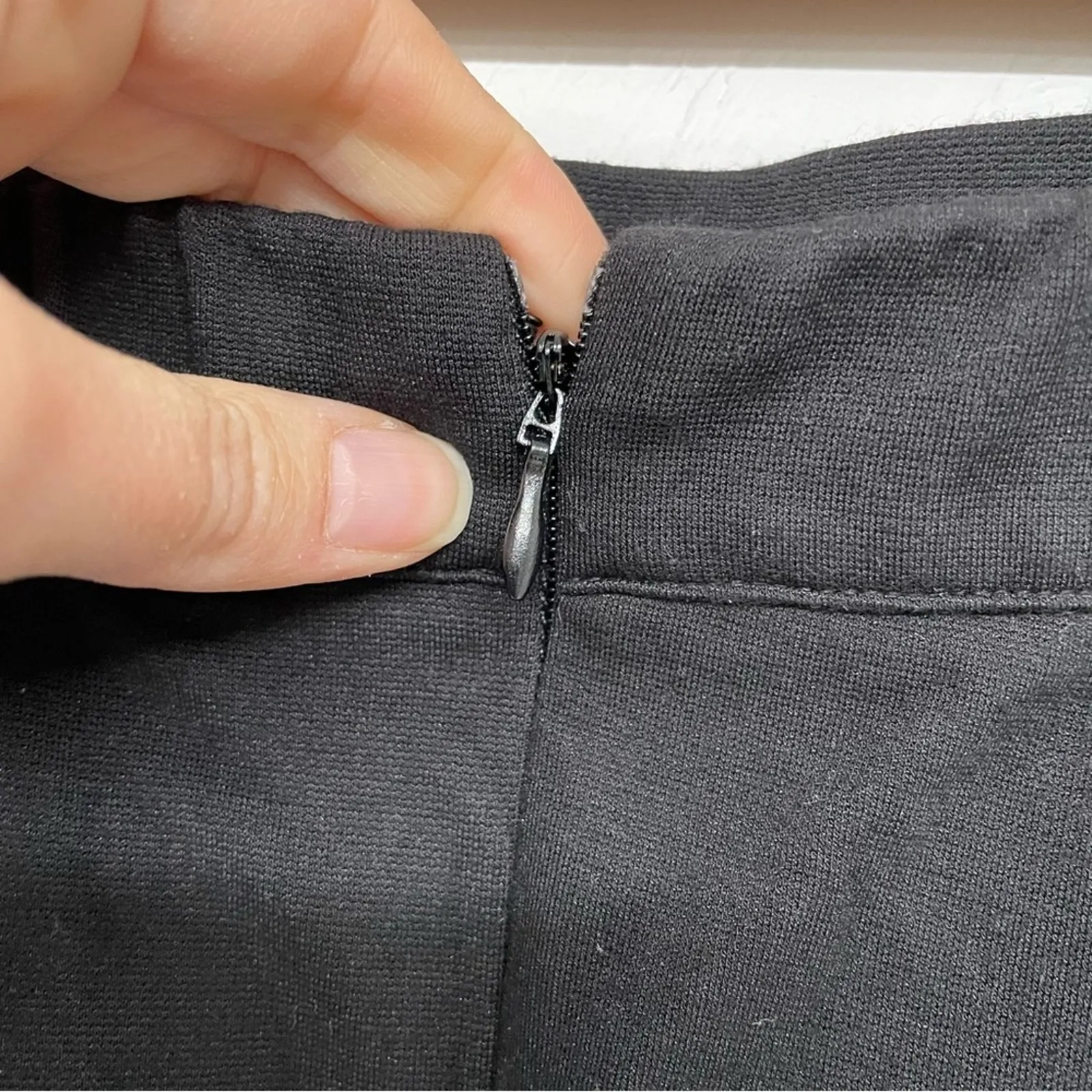 Eloquii Black & Blue Colorblock A Line Skirt Womens 22 Preppy Casual Modest - Image 2