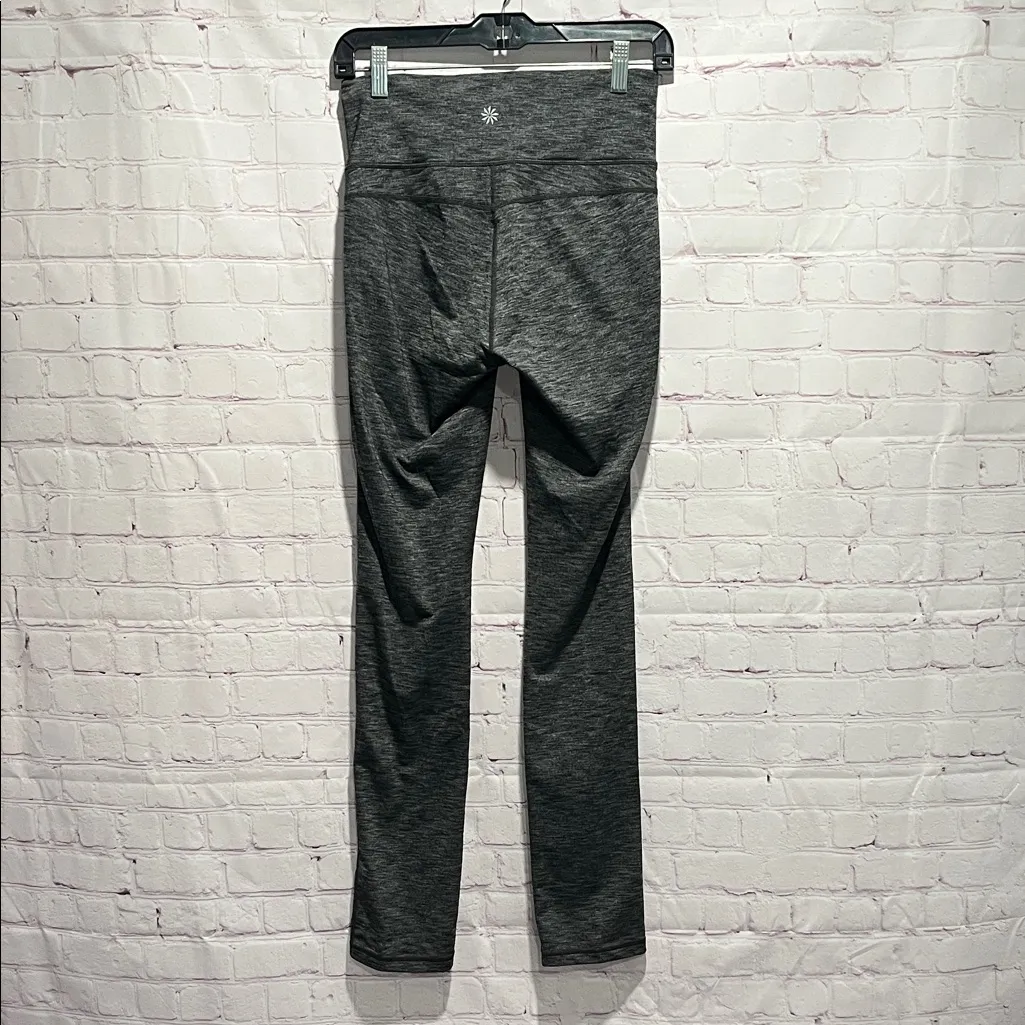 Athleta Charcoal Heather Workout Leggings Woman’s Size Small - Image 3