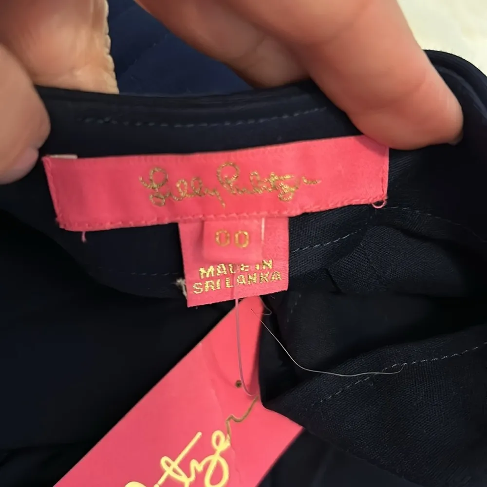 Lilly Pulitzer Faye Skort True Navy - Image 7