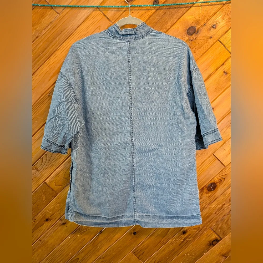 Wilfred Free Women's Blue Denim Kimono Size Small Oversized - Image 5