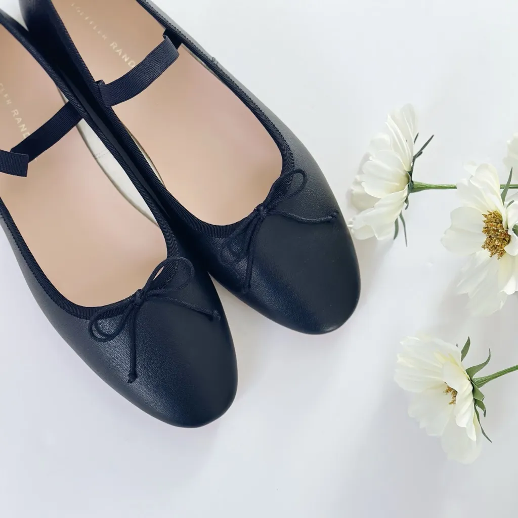 Loeffler Randall Leonie Leather Ballet Flat Black - Image 6