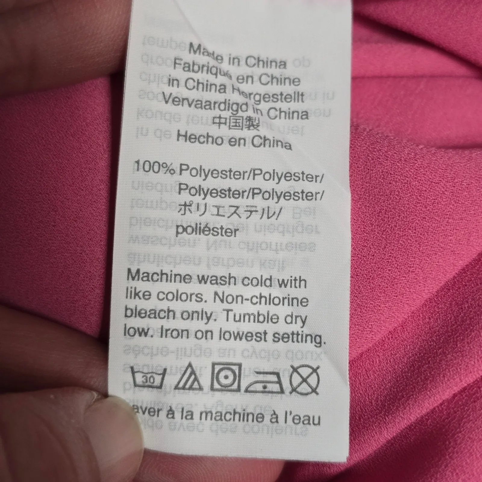 J by J Crew Pink Gathered Neck Long Sleeve Blouse Women Size 2 Preppy Feminine - Image 8