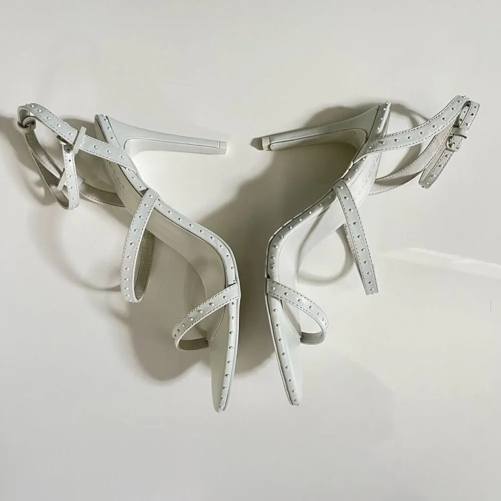 KURT GEIGER‎ LONDON Portia Drench Stud Embellished Strappy Sandals - Image 3