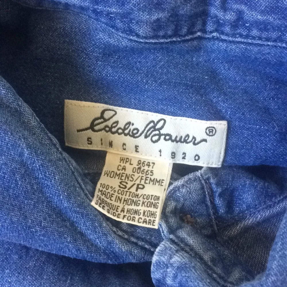 FINAL MARKDOWN Ladies Eddie Bauer denim blouse small - Image 6