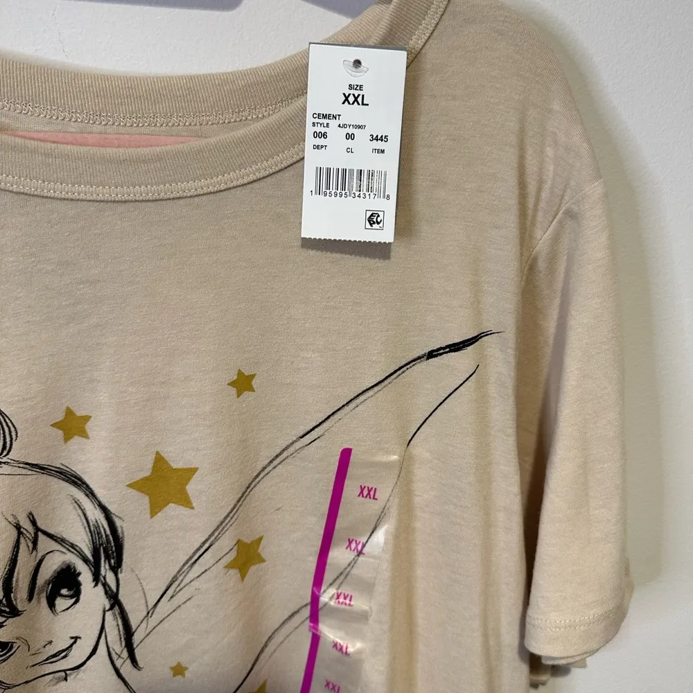 NWT disney tinker bell tshirt size xxl - Image 2