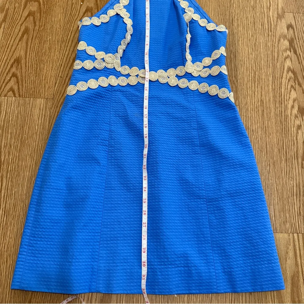 Lilly Pulitzer Bennet Blue Pearl Shift Dress - Image 14