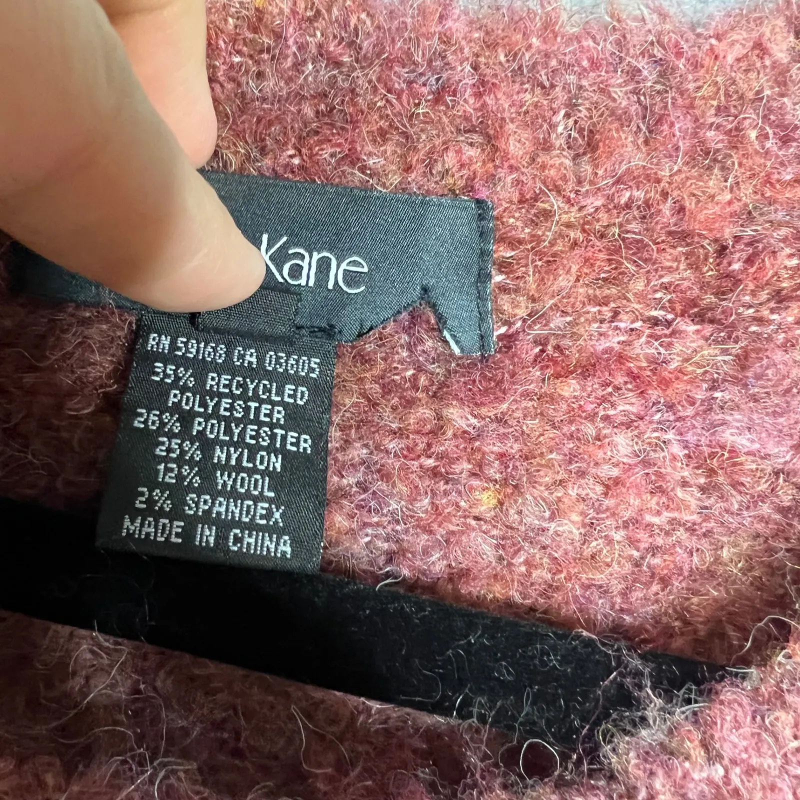 Karen Kane Sweater Girl Ombre Sweater Plus Size 1X Sunset Multi Color NWT - Image 3