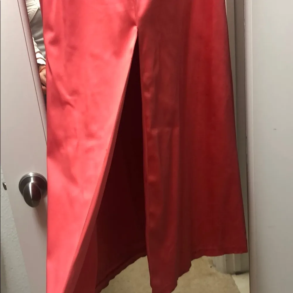 Phoebe Couture coral elegant gown sz 4 - Image 5