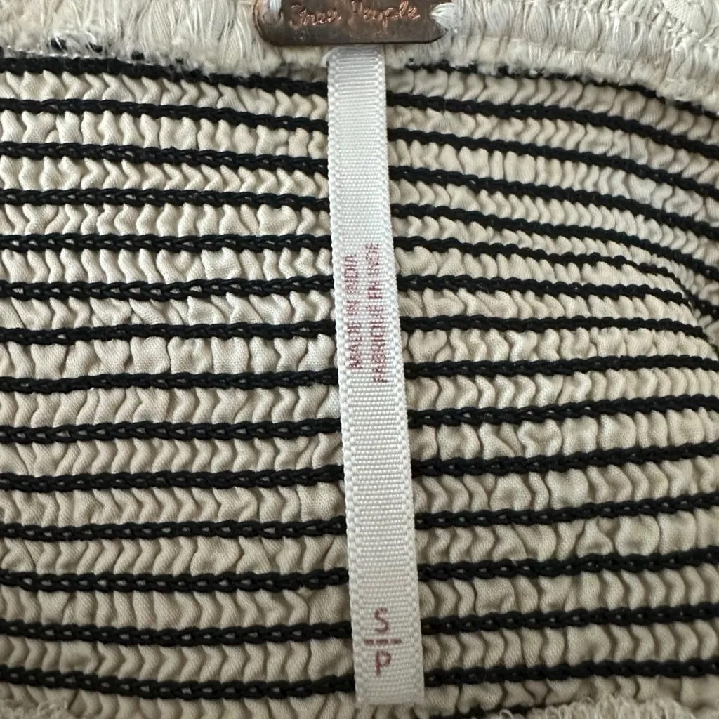 Free People Dainty Coquette Cottage Bluebell Solid Maxi Dress Sand Neutral Small - Image 9