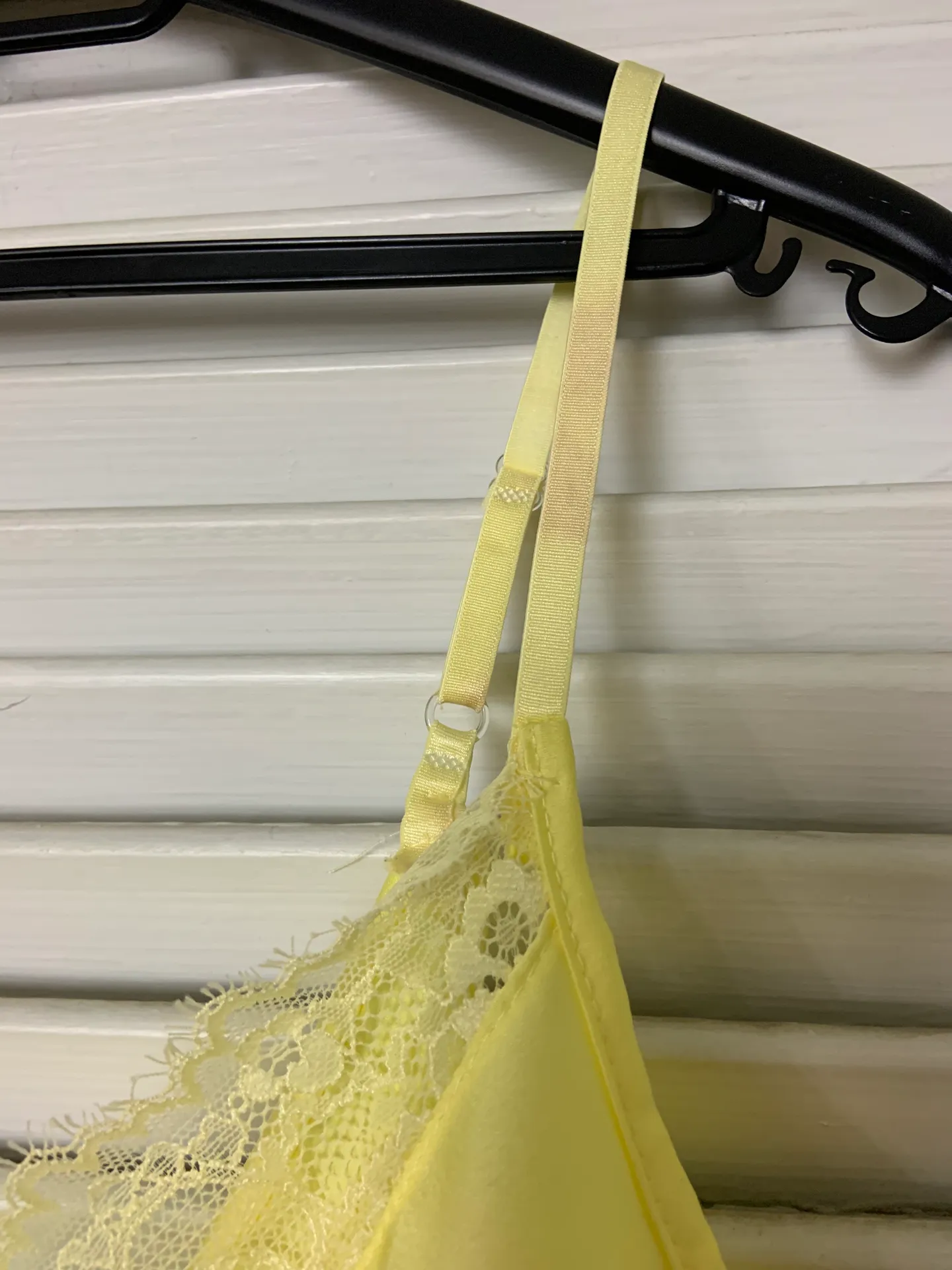 Venti6 Italy Yellow Silk Spaghetti Strap Camisole Size L - Image 3