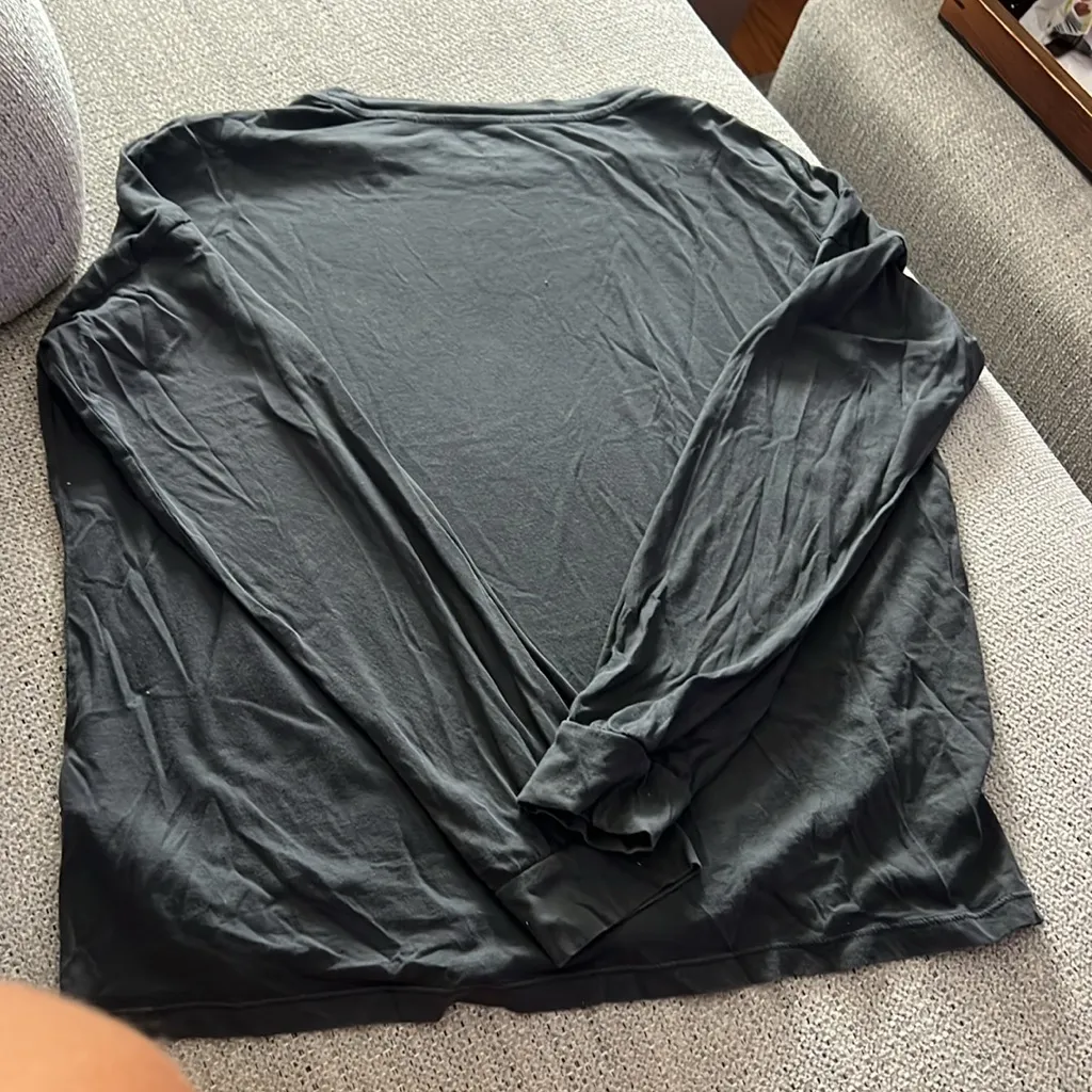 Dark Gray Long Sleeve Shirt - Image 3