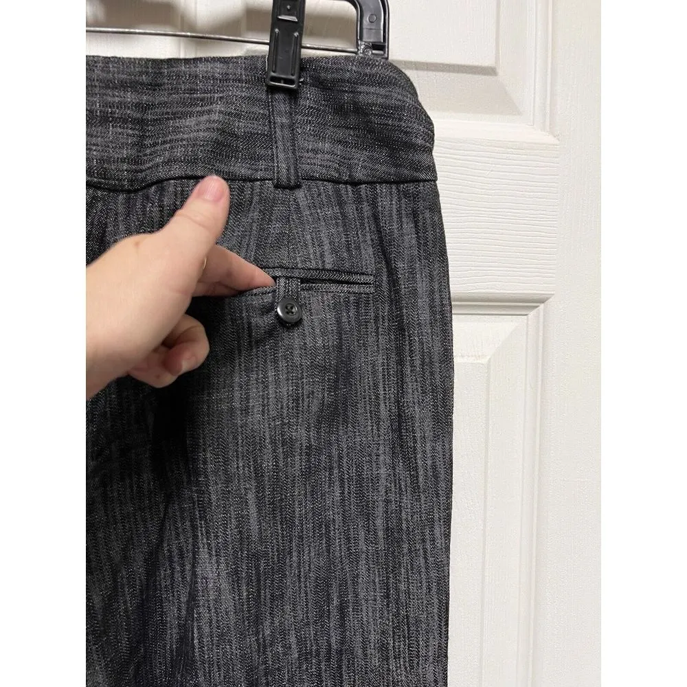 Larry Levine Pants‎ Women Size 8 30x29 Gray Black  Dress Pant Work Office DES-B - Image 8