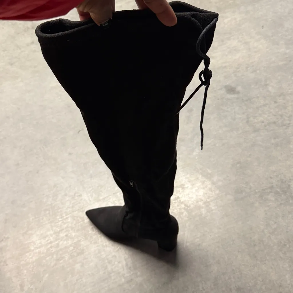 Just Fab woman’s heeled boots Aubriana black new Size 9 - Image 2