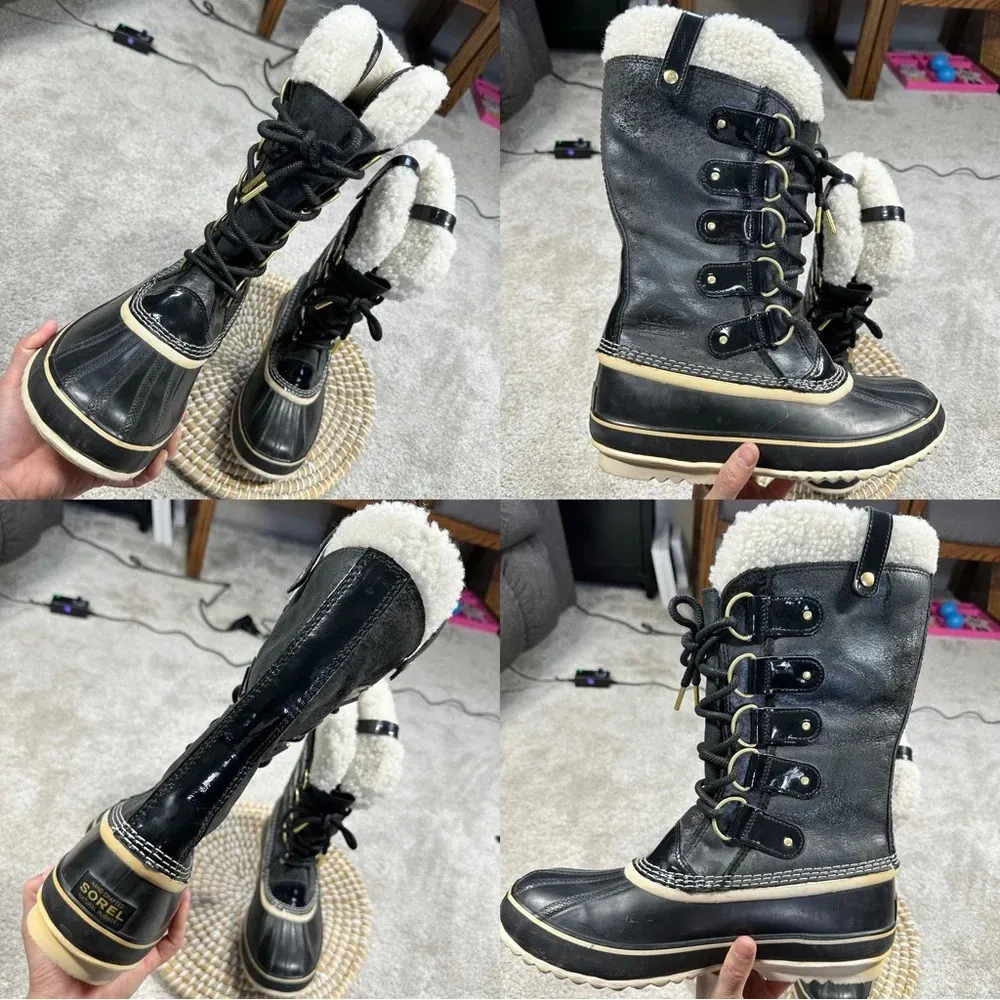 Sorel Women’s Joan of Arctic Genuine Shearling Leather Mid-Calf Holiday Boot 9.5 - Image 15