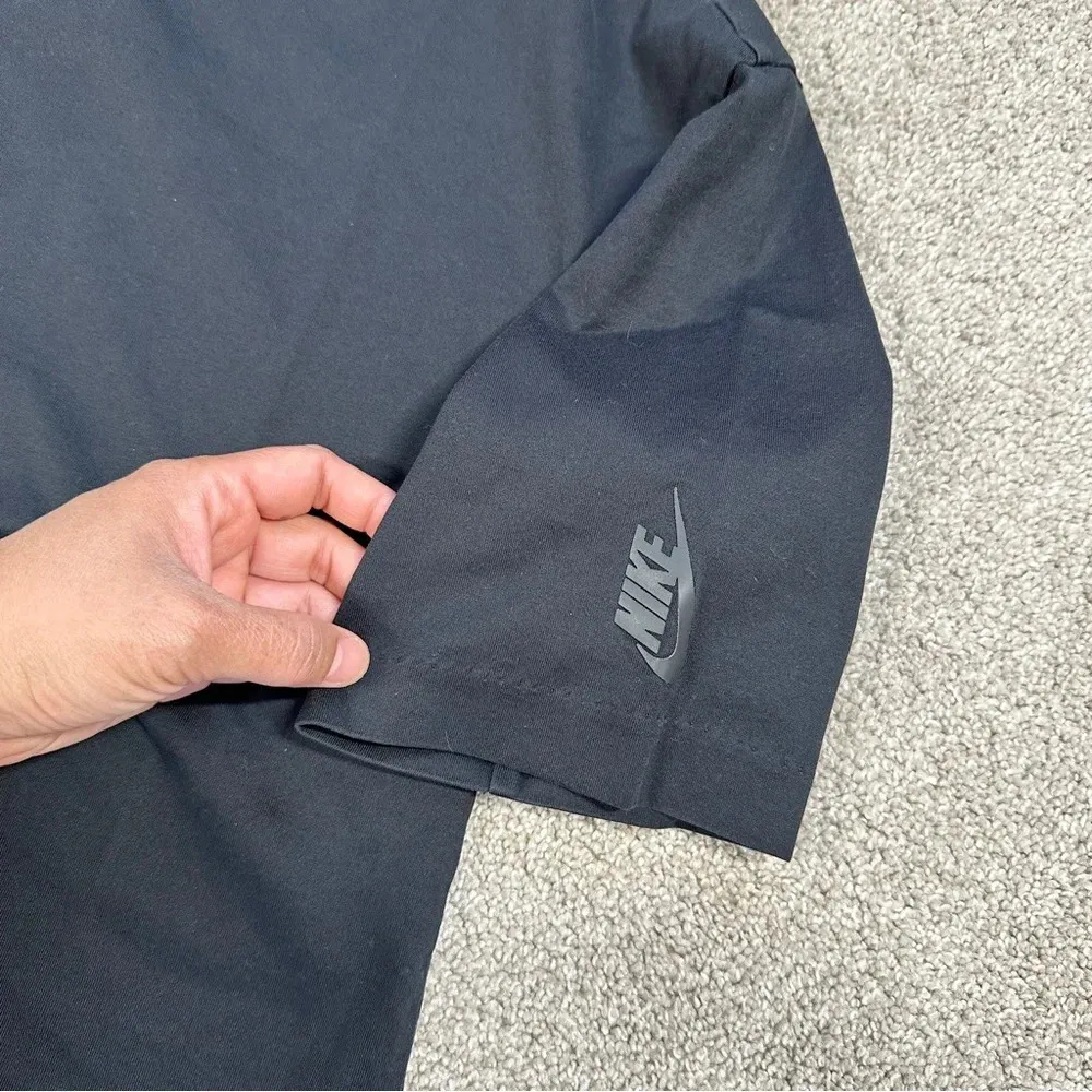 Nike Women’s Short Sleeve Cotton Shirt Top Crewneck in Black XS - Image 10