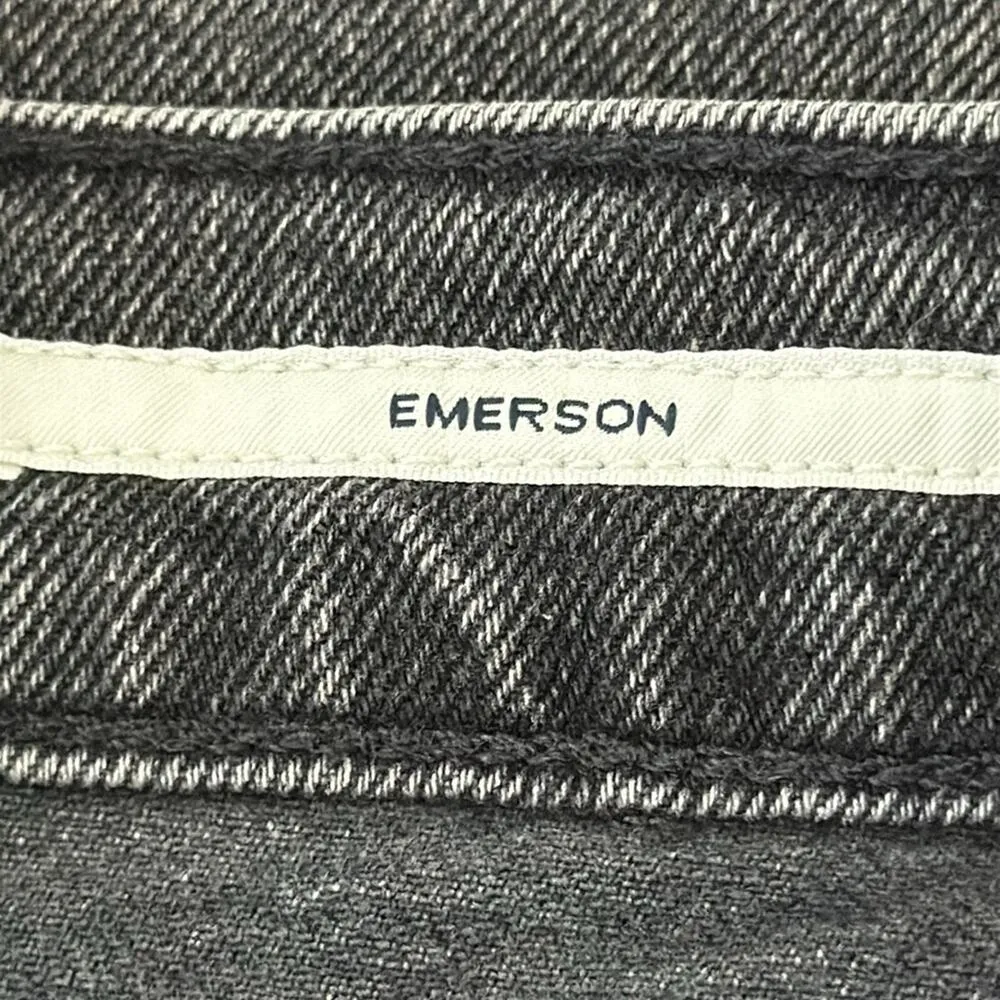 NWT Citizens Of Humanity Washed Black Emerson Slim Fit Boyfriend Denim Jeans - Image 8