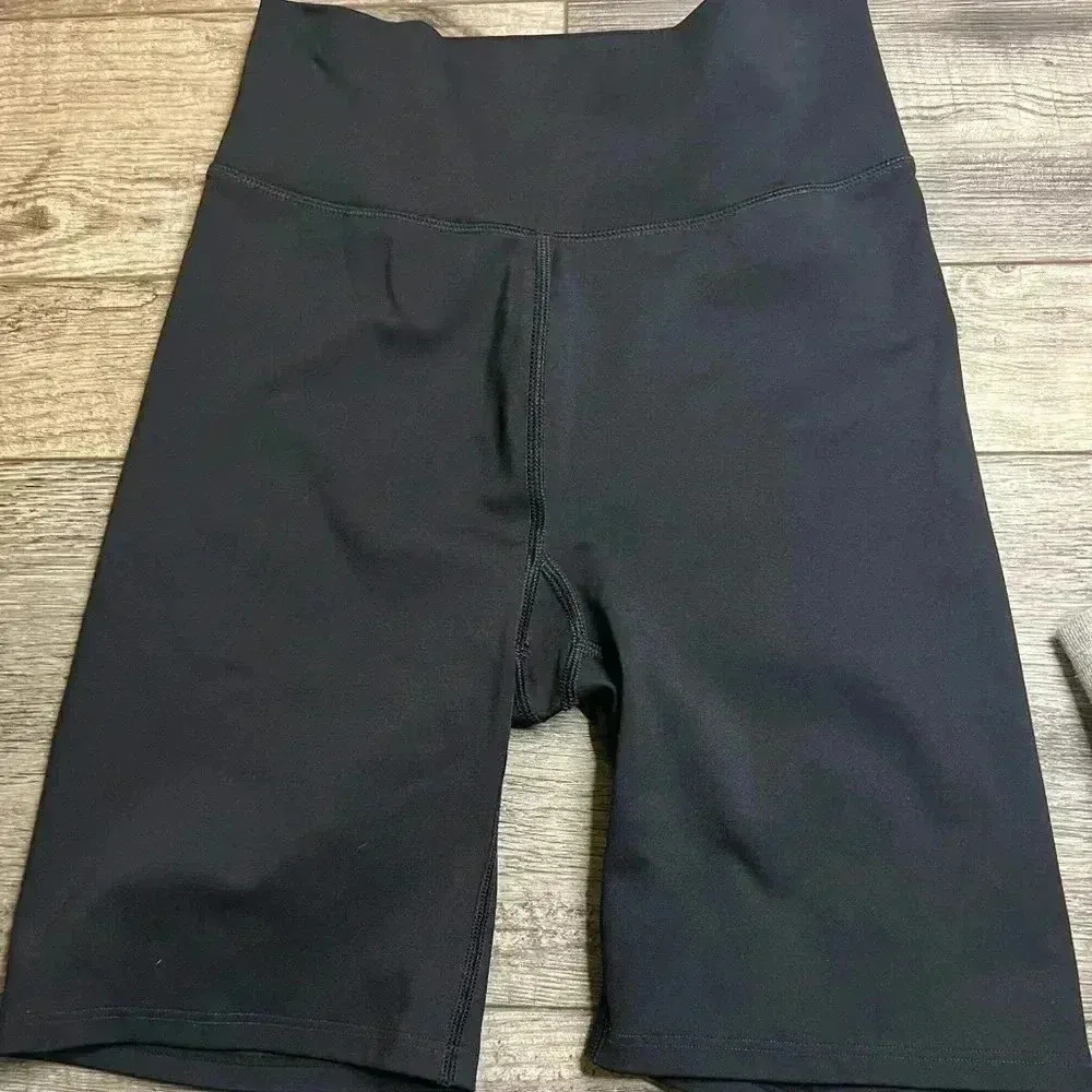 Madewell High Rise Black Biker Legging Shorts yoga XS women’s athletic workout - Image 2