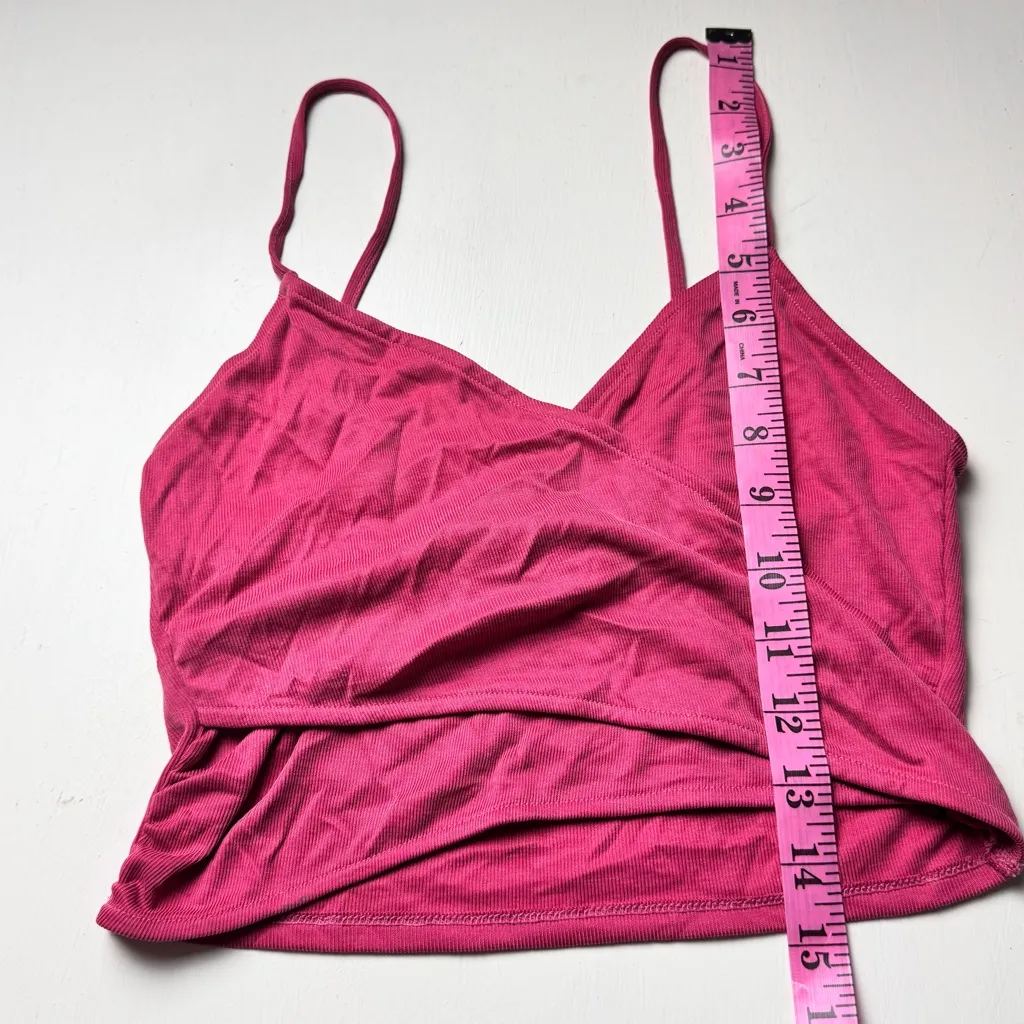 Victoria’s Secret Pink Wrap Crop Top Sz XS /XP - Image 6