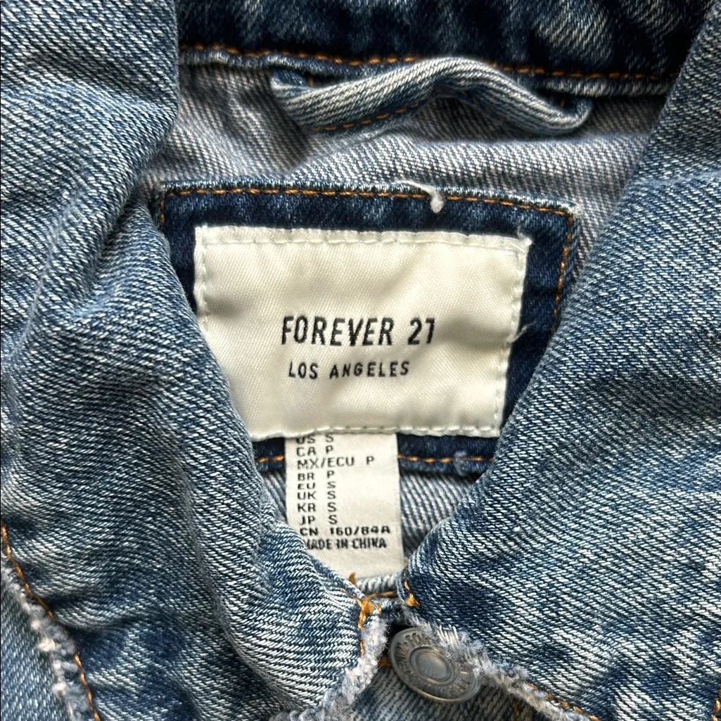 Forever 21 Blue Denim Jacket - Image 2
