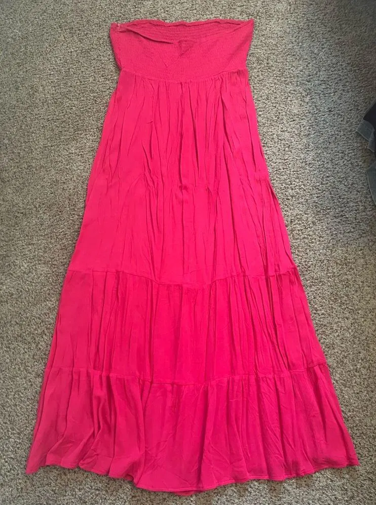 Chi fit pink maxi dress Size L - Image 2