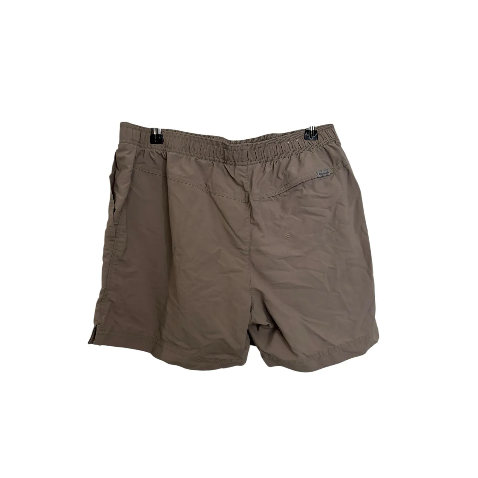 Columbia Shorts Womens Medium Sandy River Taupe Brown Water Sports 5” Inseam - Image 2
