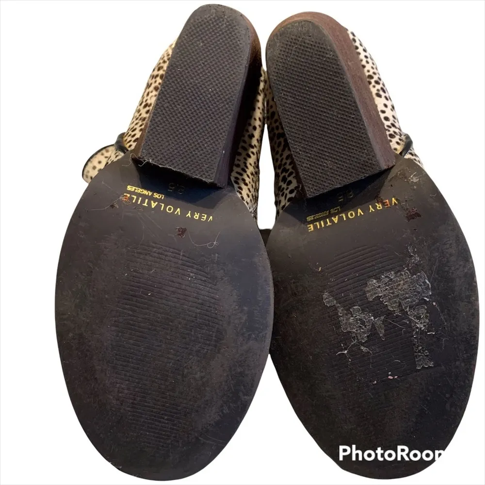 Very Volatile Chocolate Chip Pony Hair Booties - Image 11