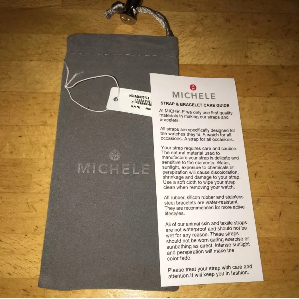 100% MICHELE 'Caber' Diamond Watch, 38mm - Image 6