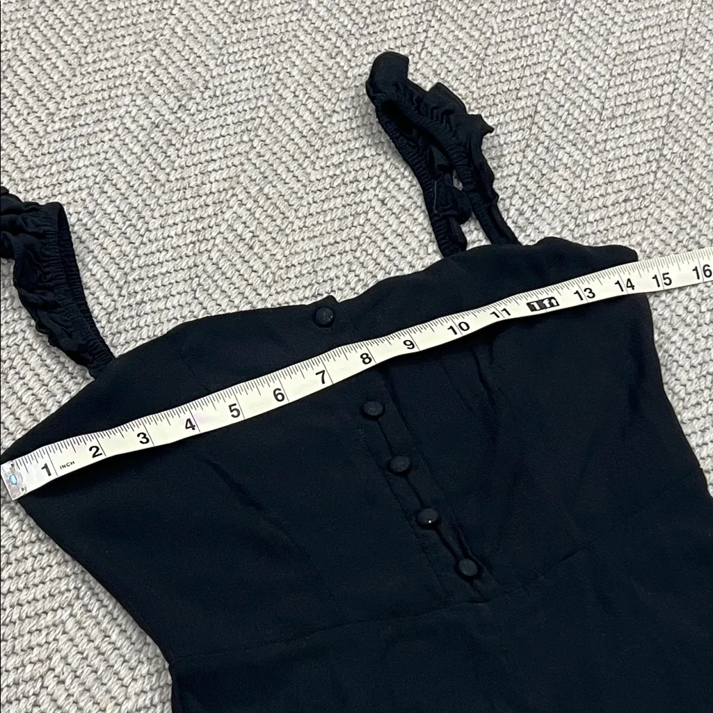 Olivaceous Black Wide-Leg Jumpsuit - Image 3