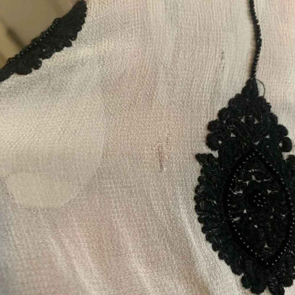 ANTHROPOLOGIE Moulinette Soeurs Embroidered Medallion Tassel Beaded Dress - Image 7