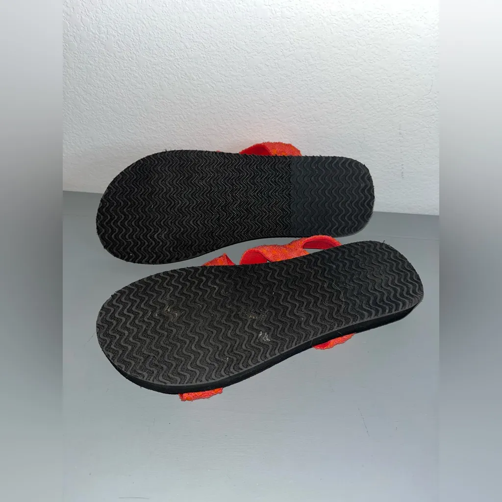 LUKEES by MUK LUKS Sand Games Sandals Women's Strap Sandal Sz 9 Papya Outdoors Pink - Image 4