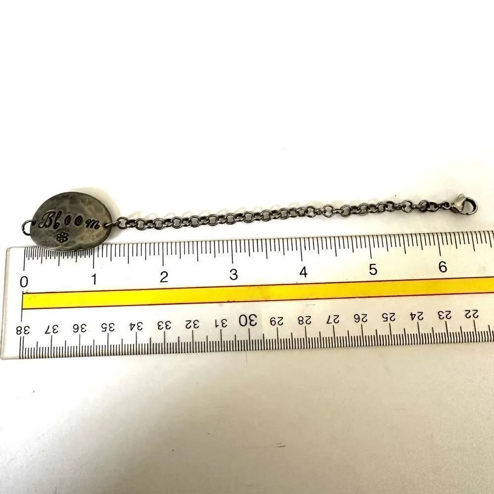 Bloom ID tag bracelet Silver - Image 6