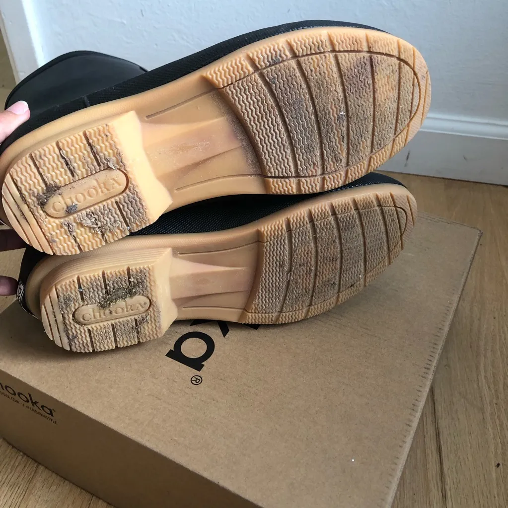 Chooka Black and Tan Rain Boots - Image 6