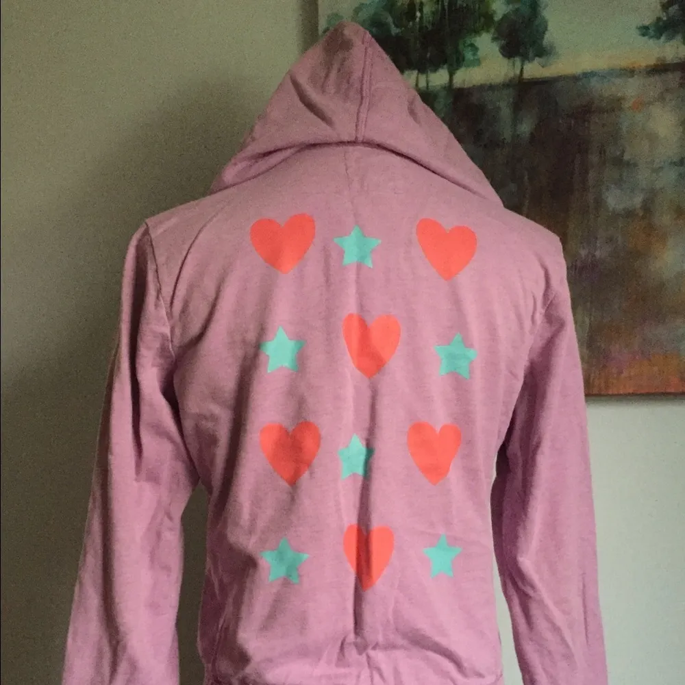 Kirra Purple zip up Hoodie Y2K - Image 4