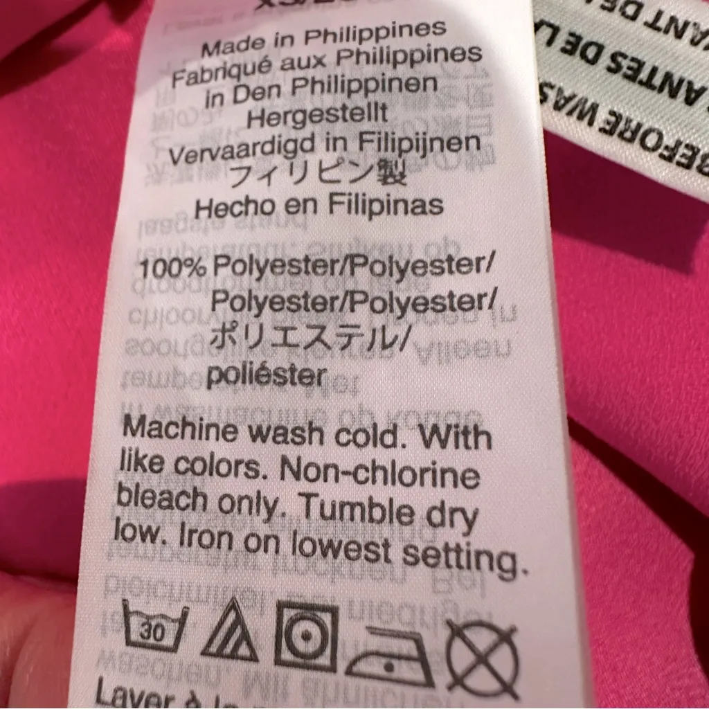 J. Crew Ruffle Collar 365 Crepe Blouse Women''s XS Pink Career‎ Classic Dainty - Image 11